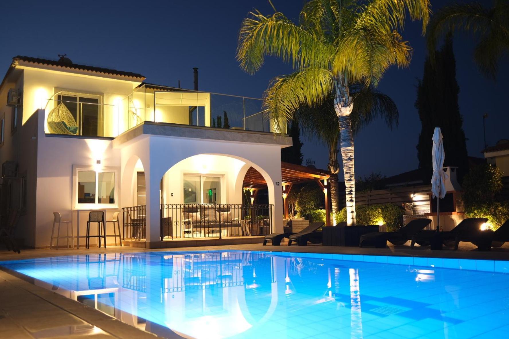 Sunset Villa Private Complex Heated Pool Αγία Νάπα Εξωτερικό φωτογραφία