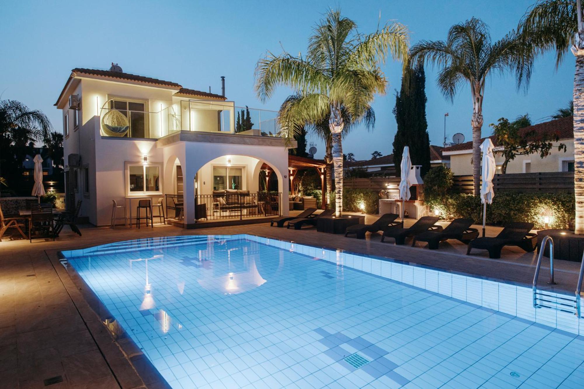 Sunset Villa Private Complex Heated Pool Αγία Νάπα Εξωτερικό φωτογραφία
